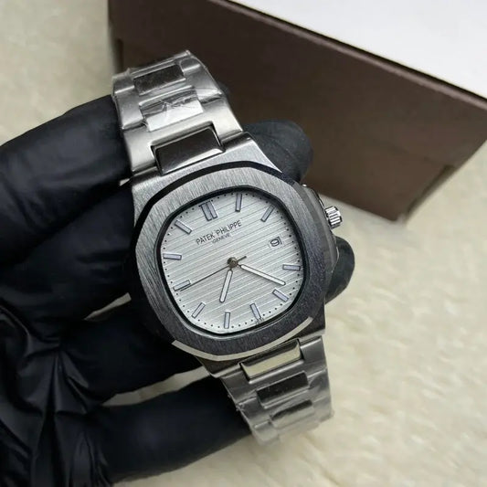 PATEK PHILIPPE LUXURY WATCH - WHITE DIAL