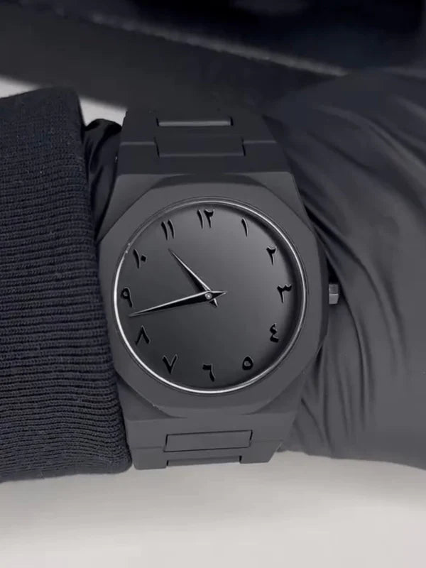 Black Arabic Aura Watch || 40% Off 🔥